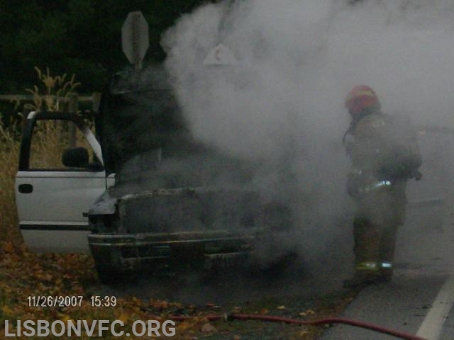 11/26/2007 Pickup Truck Fire Woodbine Rd